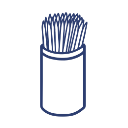 Зубочистки, палочки бамбуковые, держатели для зубочисток