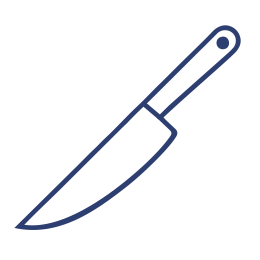 Ножи с пластиковыми рукоятками