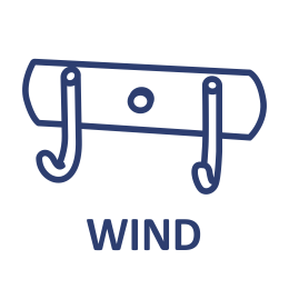 4.01.07 Серия WIND (крепление - шуруп)