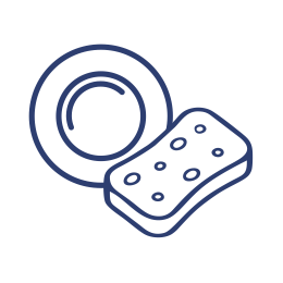 Губки для уборки, посуды